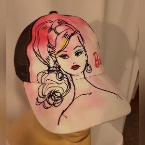 Barbie Snap Back Hat. Baseball Cap. Trucker hat.